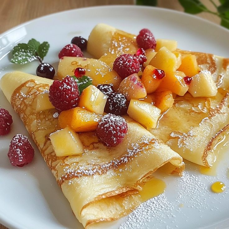 Crêpe fruits de saison